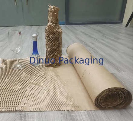 Rolka papieru o strukturze plastra miodu 50 mm * 100 m 80 g / m2, kompostowalna