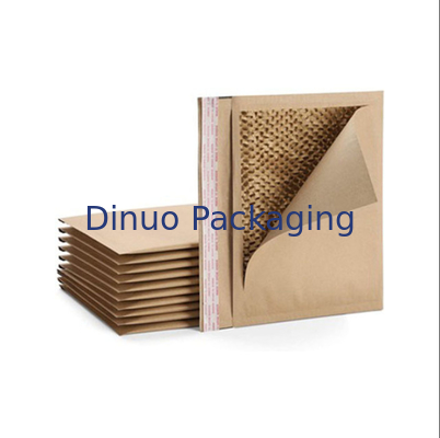 100% Kraft Paper Courier Delivery Bag Papierowa poduszka o strukturze plastra miodu Mailer