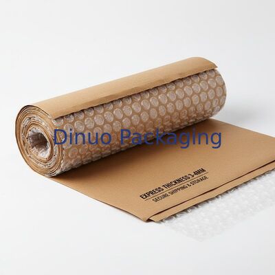 Tłuszcz ekspresowy 3 do 4 mm Kraft Poly Bubble Wrap Material opakowaniowy ochronny przeznaczony do bezpiecznej wysyłki i przechowywania
