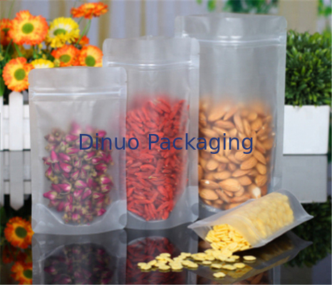 Niestandardowe woreczki z nadrukiem Ziplock, pakowanie w etui Stand Up